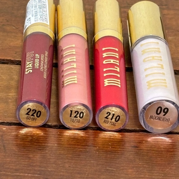 New Milani lip bundle of 4. StayPut Liquid Lip and Keep It Full Lip Plumper - Picture 3 of 8